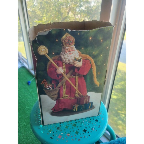 Vtg SANTAS FROM AROUND THE WORLD AMSTERDAM SANTA 1995 LORD & TAYLOR 12" tall - Picture 11 of 11